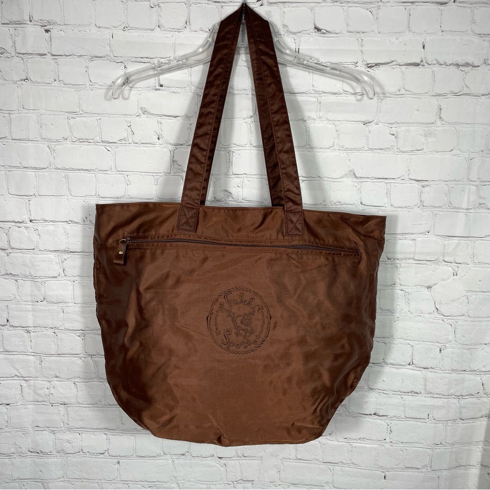 Falchi Sport Dark Brown Large Shoulder/Beach Tote Bag